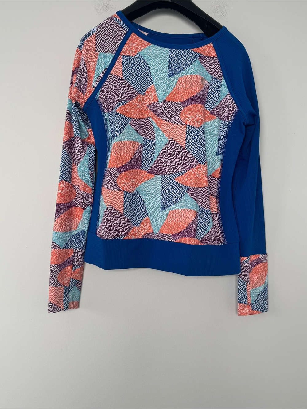 Eleven by Venus Williams Tennis Performance Shirt Womens S Blue Long Sleeve